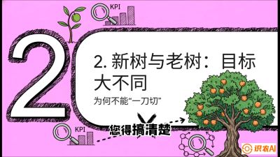 第3节：【春肥策略】开春底肥：新树&ldquo;扩版图&rdquo;，老树&ldquo;点引擎&rdquo;，课程：《柑橘底肥&ldquo;翻身账&rdquo;：从改土到高产的实战全书》