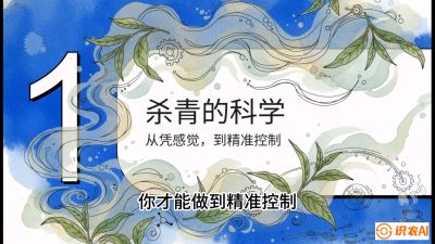 第05节（加工篇）：决胜2分钟：用&ldquo;数字温控&rdquo;破解杀青不匀，复刻大师级手工口感，课程：《茶金时代：从&ldquo;看天吃饭&rdquo;到&ldquo;精准控局&rdquo;的茶叶高产提质实战课》