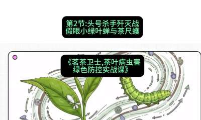 第02节：头号杀手歼灭战&mdash;&mdash;假眼小绿叶蝉与茶尺蠖，课程：《茗茶卫士&mdash;&mdash;茶叶病虫害绿色防控实战课》#识农AI